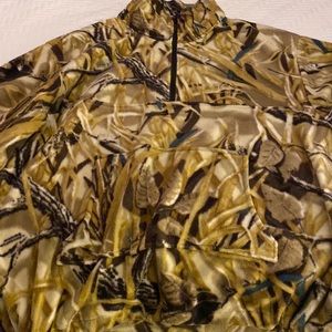 Ducks Unlimited Camo Fleece Pullover- L
